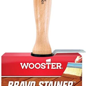 Wooster 4 in. Bravo Stainer Bristle Brush